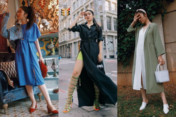 9 Ide Outfit Dress ala Febby Rastanty, Bikin Gayamu Classy!