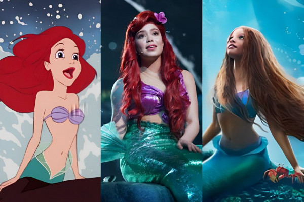12 Transformasi Karakter Princess Ariel Little Mermaid (1989-2023)