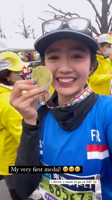 Febby Rastanty Ikut Tokyo Marathon 2023!