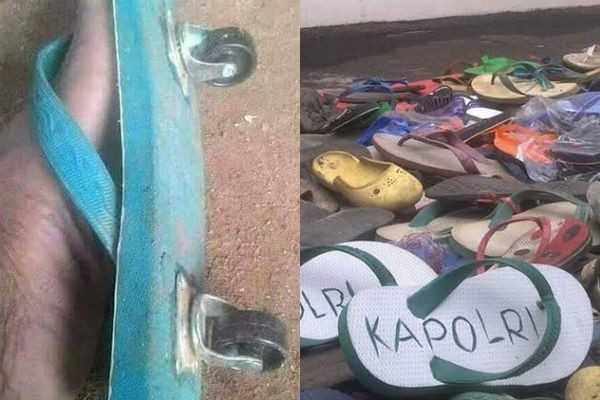 10 Potret Sandal yang Gak Akan Hilang Dibawa Tarawih, Maling Kapok