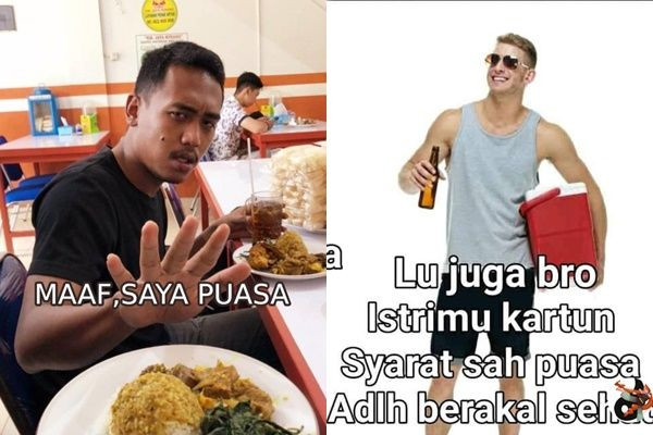 10 Meme Godain Teman Yang Lagi Puasa Kocaknya Bikin Goyah