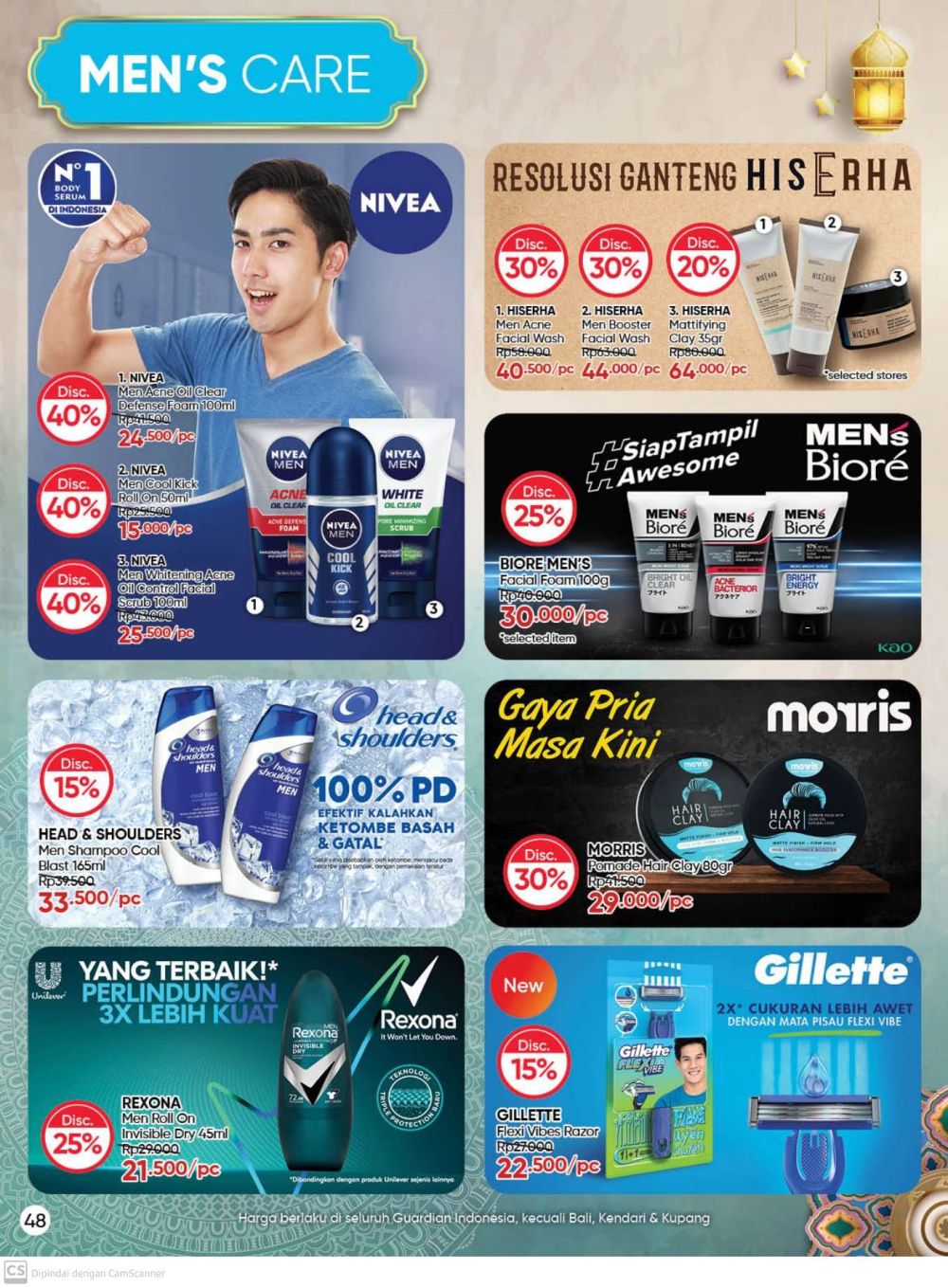 9 Promo Skincare dan Produk Grooming Pria Maret 2023