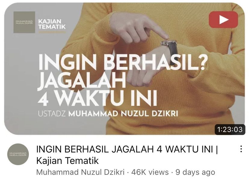 5 Channel Youtube Islami buat Teman Ngabuburit