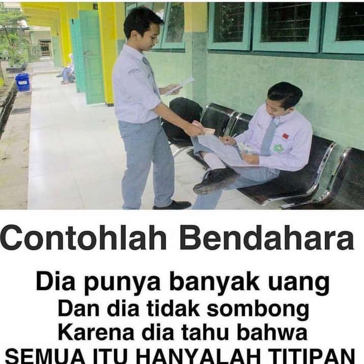 9 Meme Kocak Kejamnya Bendahara Kelas Merasakan Juga