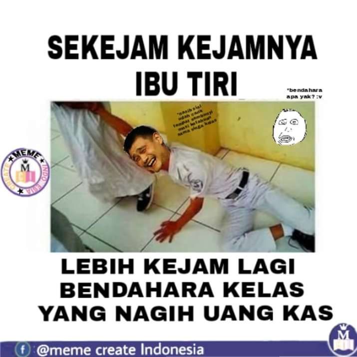 9 Meme Kocak Kejamnya Bendahara Kelas Merasakan Juga