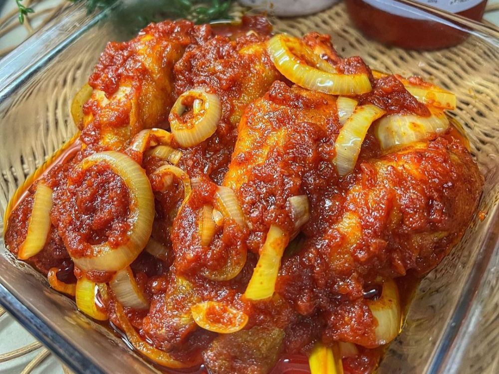 Resep Ayam Masak Merah