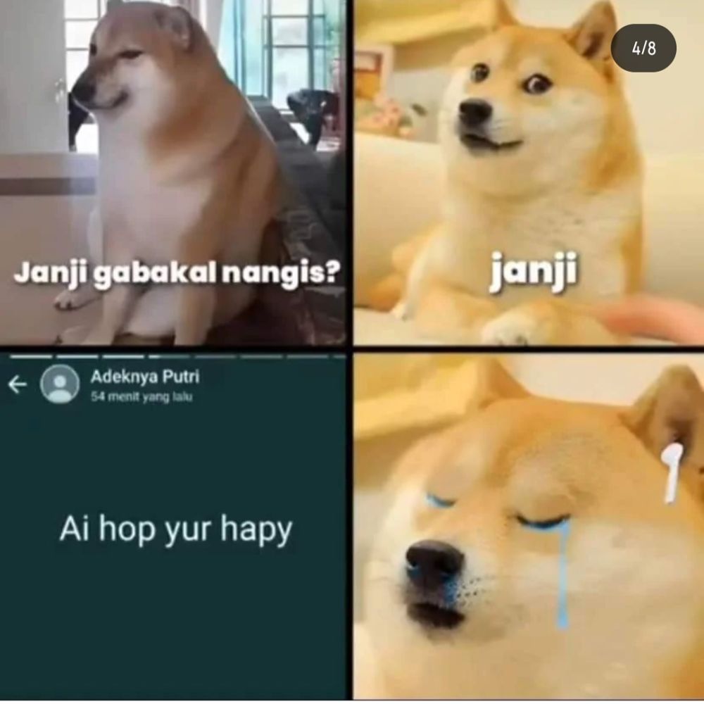 10 Meme Janji Gak Nangis Ini Bikin Haru Pengen Sesenggukan 