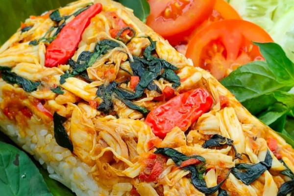Resep Nasi Bakar Jamur Kemangi, Aroma Sedapnya Bikin Ngiler Duluan!