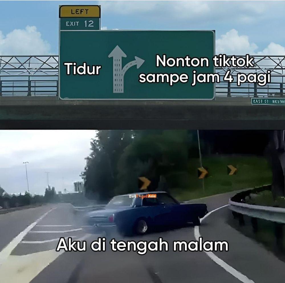 Meme Belok Kanan Langsung Lebih Suka Jalan Pintas