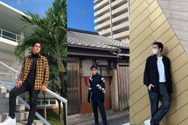 10 Inspirasi Outfit Nuansa Hitam ala Junior Roberts, Cool Maksimal!