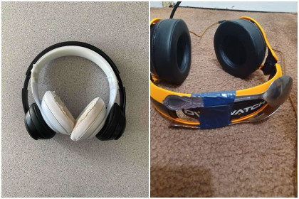 10 Potret Solusi Kocak, tapi Kreatif saat Headphone Rusak