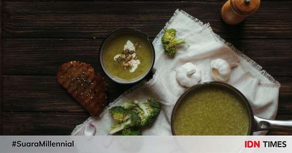 Resep Broccoli Cream Soup, Hidangan Lezat Kaya Manfaat!