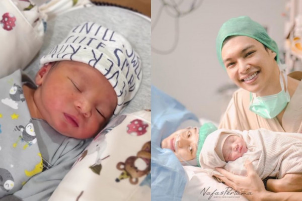 10 Potret Gemas Arashkaba, Anak Kedua Dinda Hauw dan Rey Mbayang