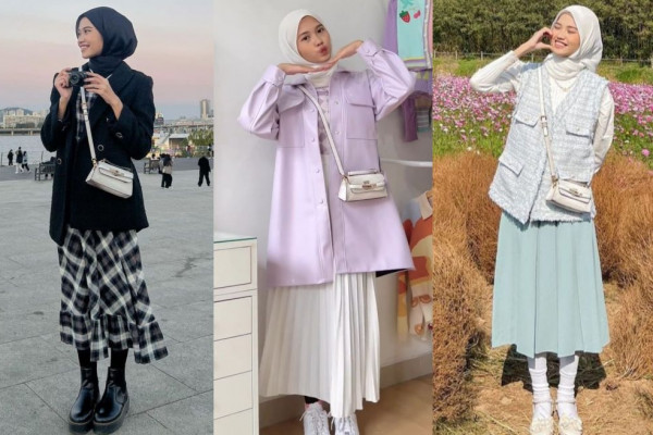 11 Office Look Tema Korean Style ala Queen Artha, Gayanya Fancy!