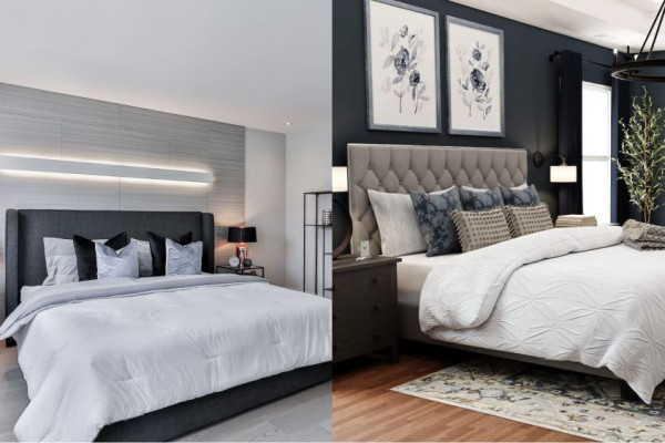 10 Inspirasi Kamar Tidur Nuansa Hitam, Luxurious!