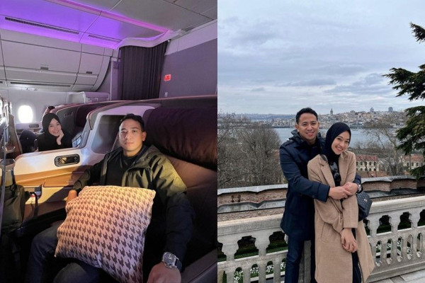 9 Potret Liburan Poppy Bunga dan Suami ke Turki, Romantis Berdua!