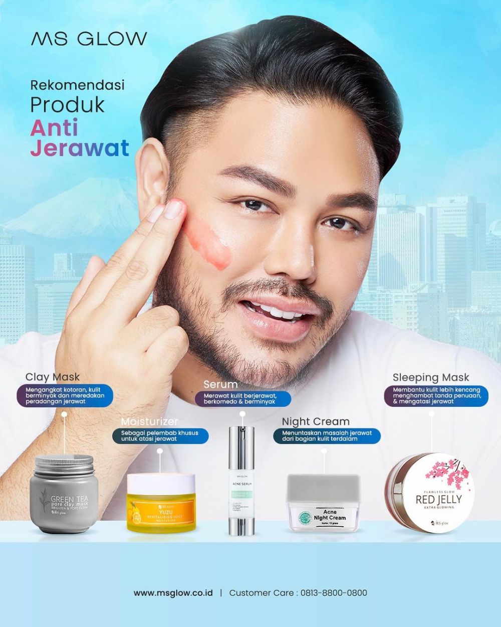 10 Selebritas Pria Indonesia Jadi Brand Ambassador Produk Kecantikan