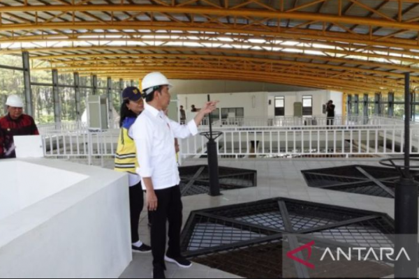 Presiden Jokowi Resmikan SPAM Banjarbakula di Kalimantan Selatan