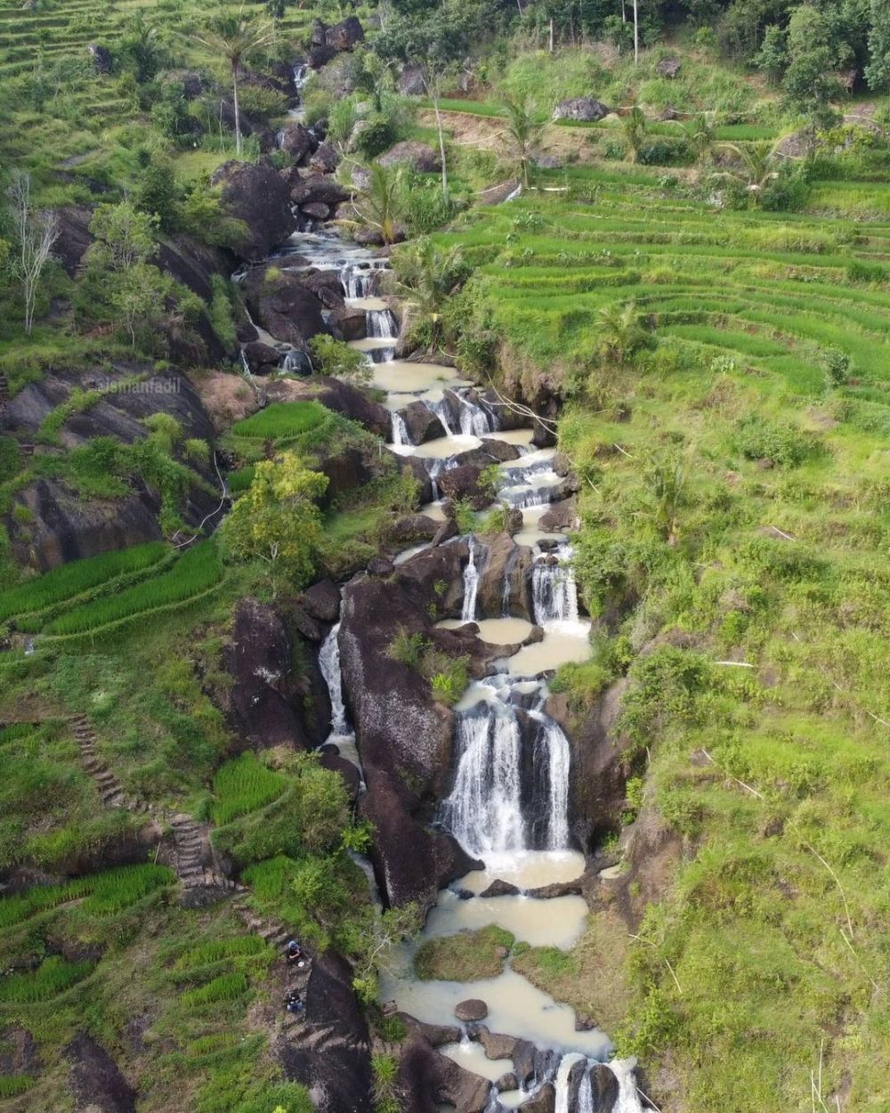 9 Pesona Air Terjun Kedung Kadang, Hilang Kena Proyek Jalan