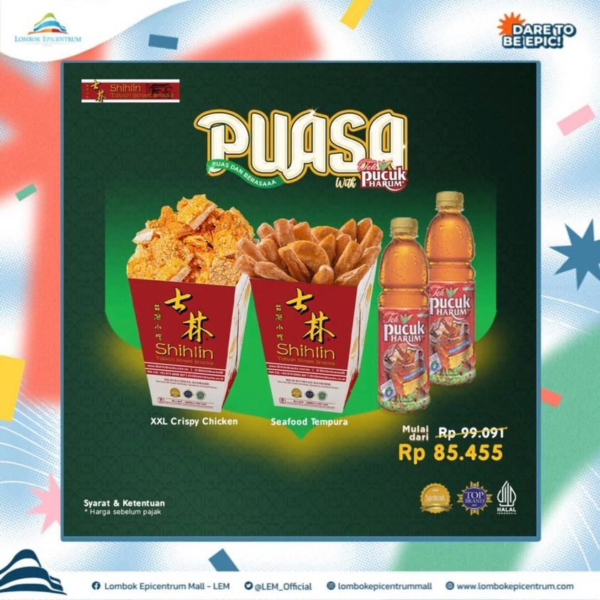 Daftar Promo Pakaian hingga Makanan di Lombok Epicentrum Mall 