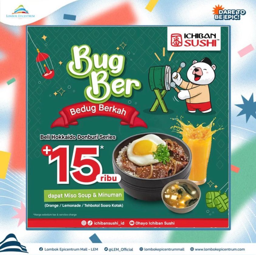 Daftar Promo Pakaian hingga Makanan di Lombok Epicentrum Mall 