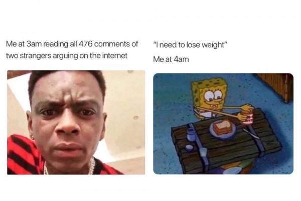9 Meme Aktivitas Random saat Dini Hari gegara Susah Tidur