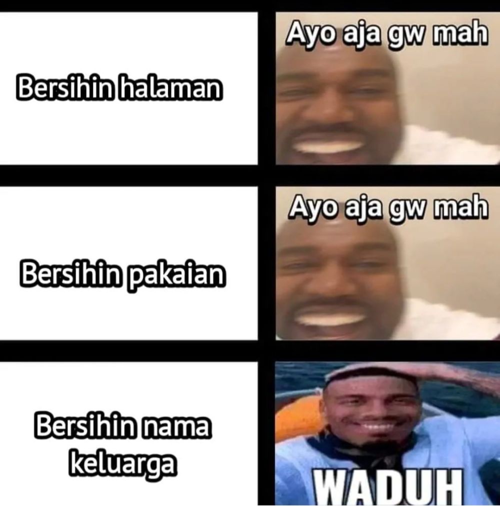 Meme Ayo Aja Gua Mah Vs Sebaiknya Jangan