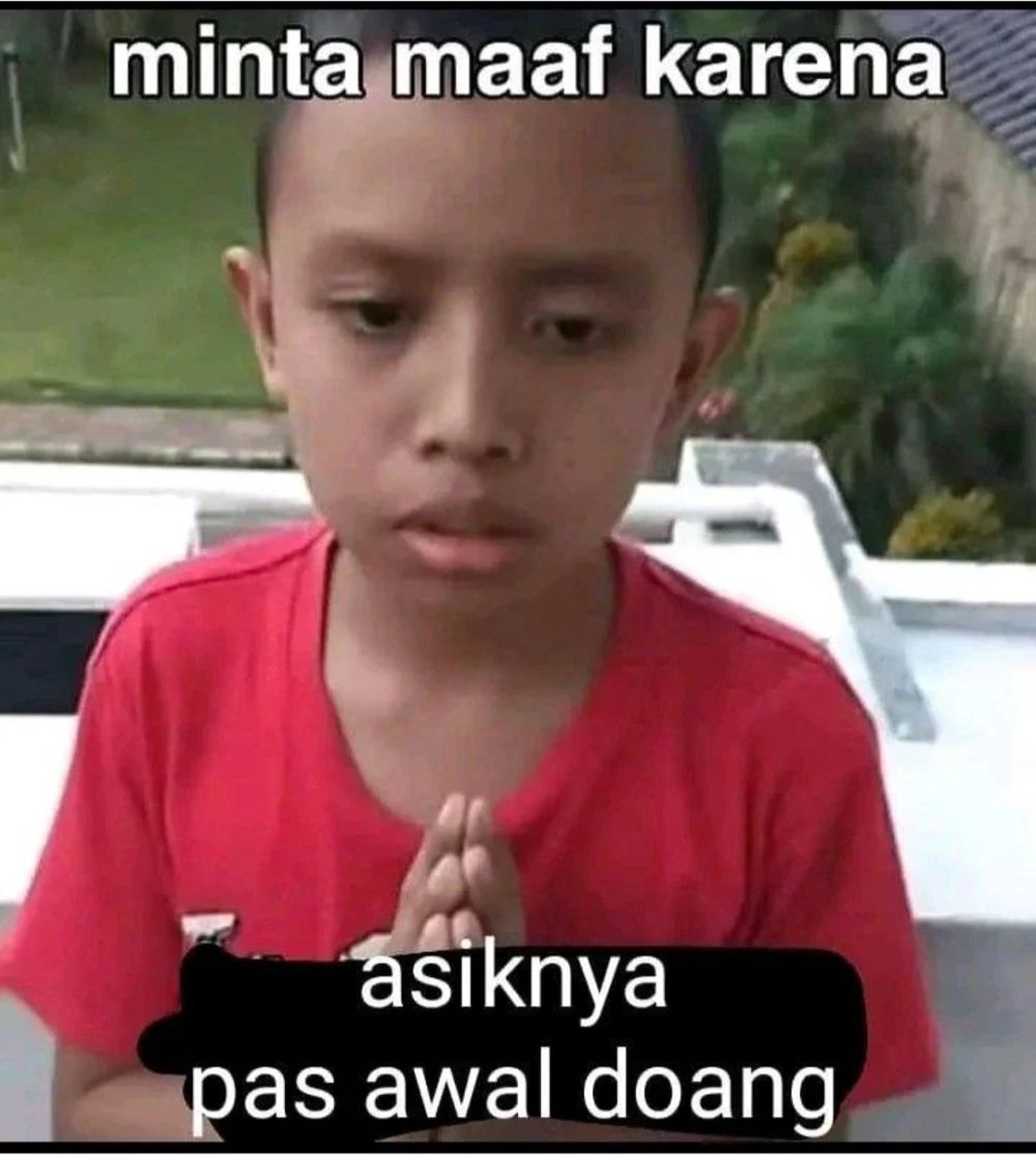 9 Meme Minta Maaf Atas Suasana Hati Ini Bikin Bengek 