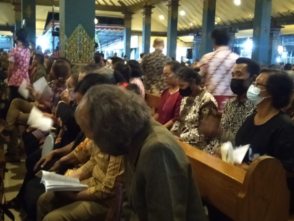 3 Ribu Jemaah Padati Misa Jumat Agung di Gereja Ganjuran Bantul