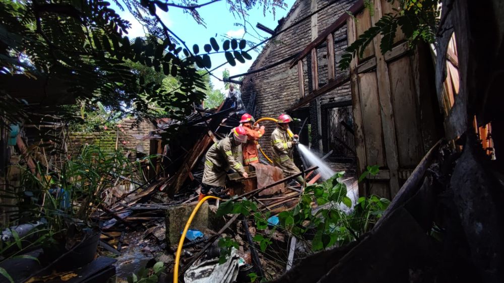 Dapur Rumah Warga Imogiri Bantul Ludes Dilalap Api