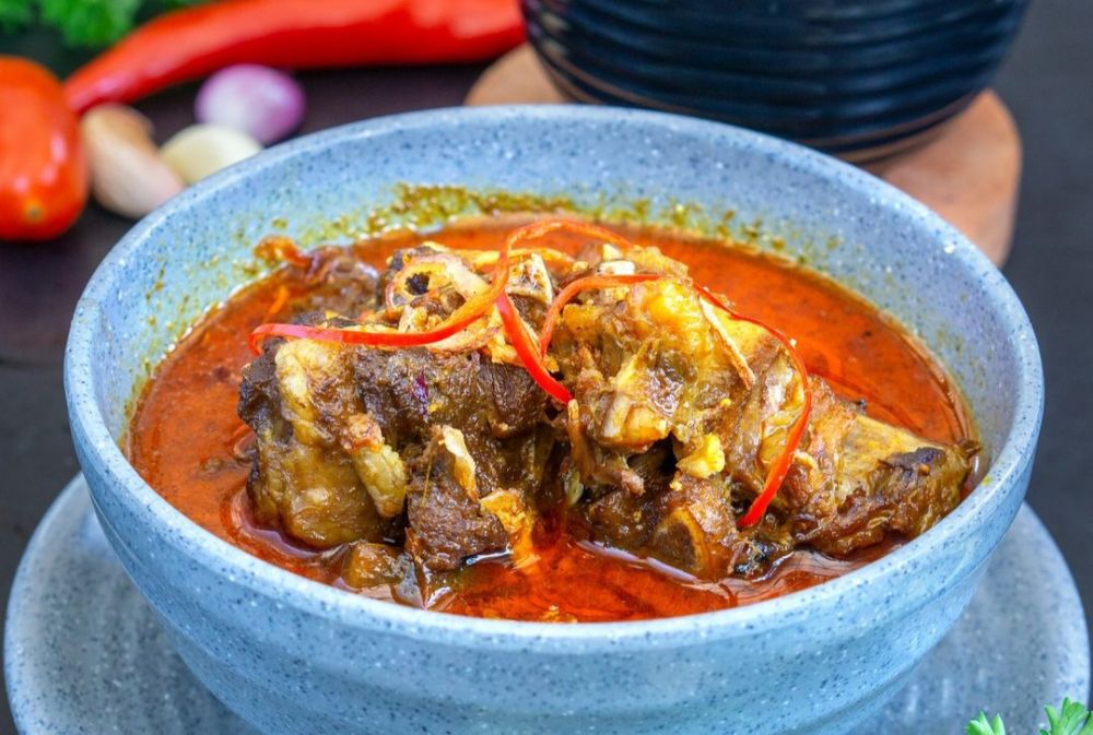 Gulai Kambing Merah Khas Sumatra