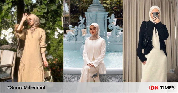 10 Inspirasi Ootd Hijab Buat Silaturahmi Ala Fira Assegaf