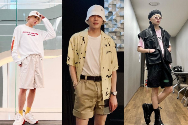 10 Ide Padu Padan Celana Pendek ala Kang Seung Yoon WINNER, Stylish!