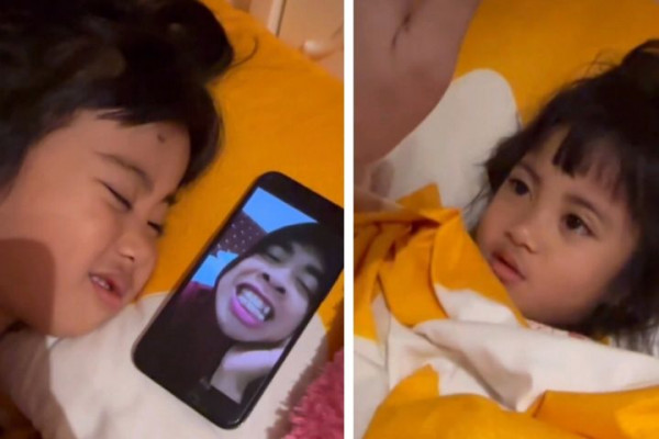 10 Momen Kocak Chava Dibangunin Sahur oleh Mimi Peri, Langsung Melek