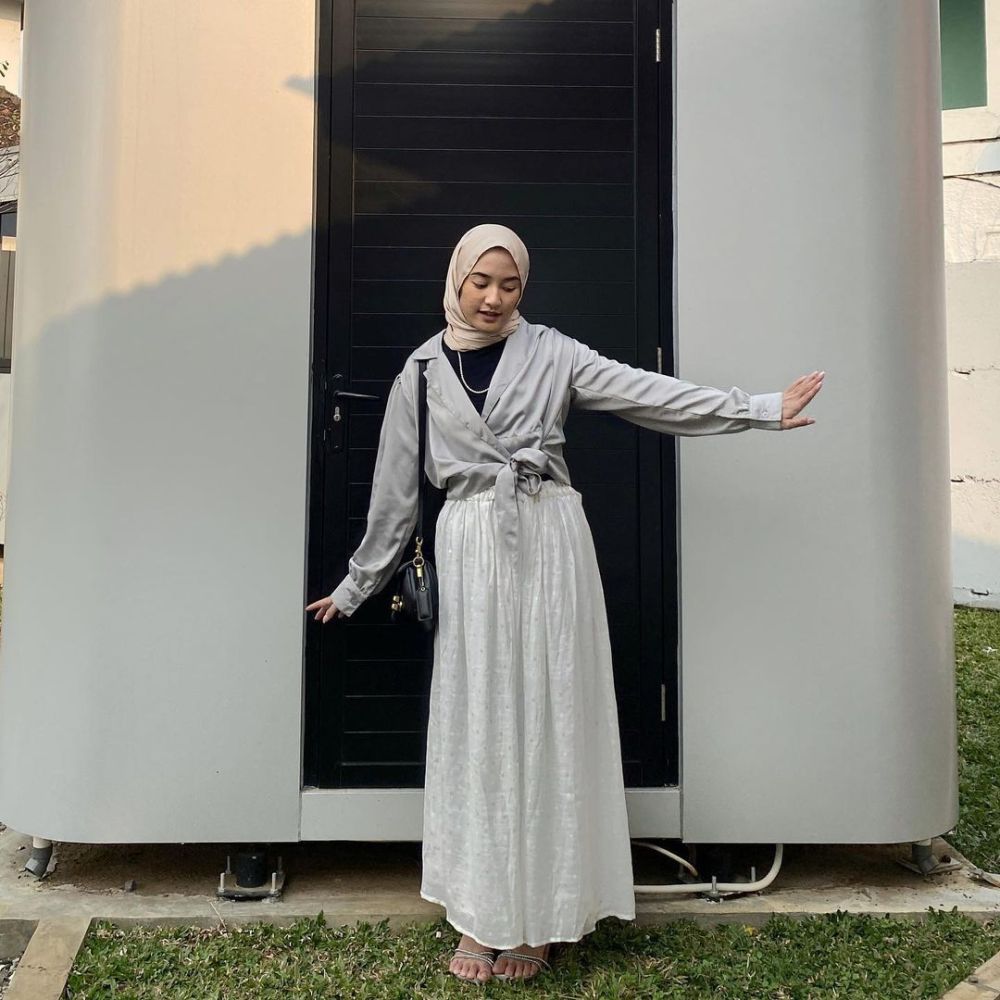 9 Daily Outfit Hijab ala Jihan Rifa, Fashionable dan Trendi