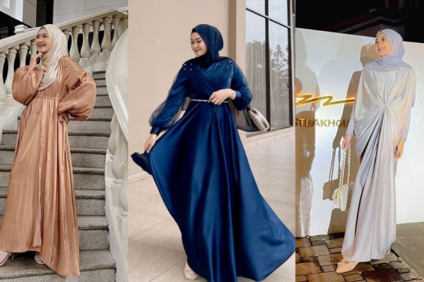 9 Inspirasi Dress Shimmer ala Selebgram Saritiw