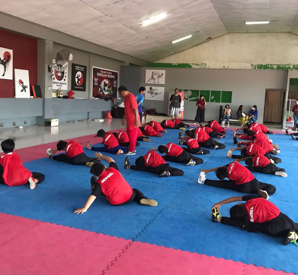 Denpasar Selatan Juara Umum Wushu Porsenijar Denpasar 2023