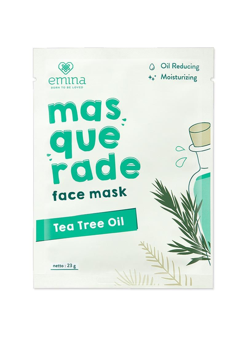 5 Sheet Mask Tea Tree Oil, Rawat Kulit Berminyak dan Berjerawat 