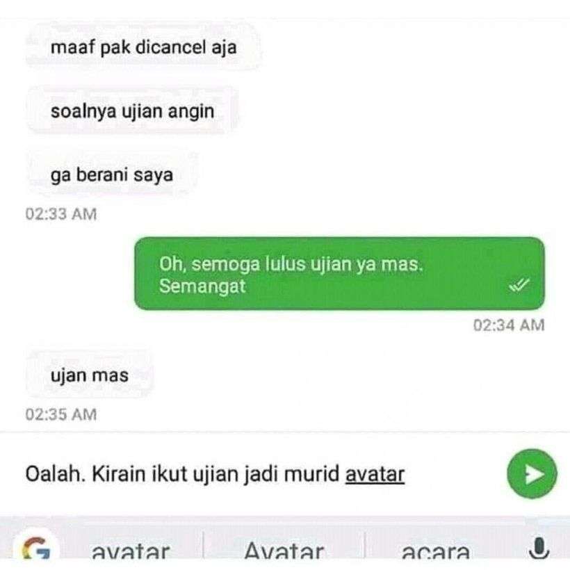 Chat Lucu Penumpang Dan Pengemudi Ojol, Sangat Menghibur!