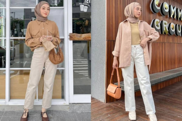 Ide Padu Padan Outfit Dengan Kemeja Ala Meirani Amalia Putri