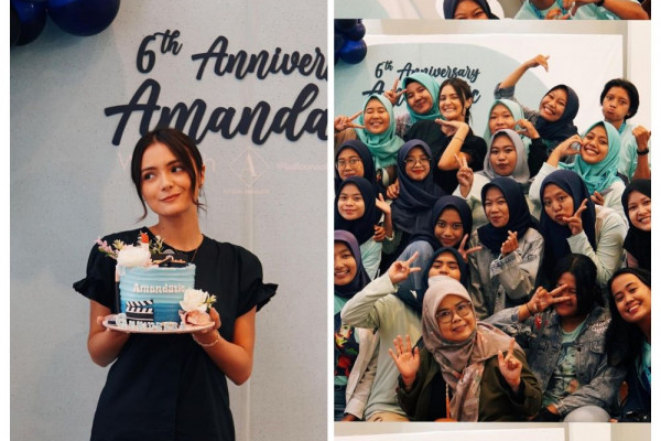 7 Momen Amanda Rawles Rayakan Anniversary Fanbase Bareng Fans, Heboh!
