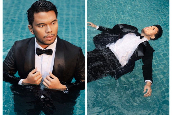 Ini 8 Pemotretan Terbaru Thariq Halilintar, Basah-Basahan di Kolam!