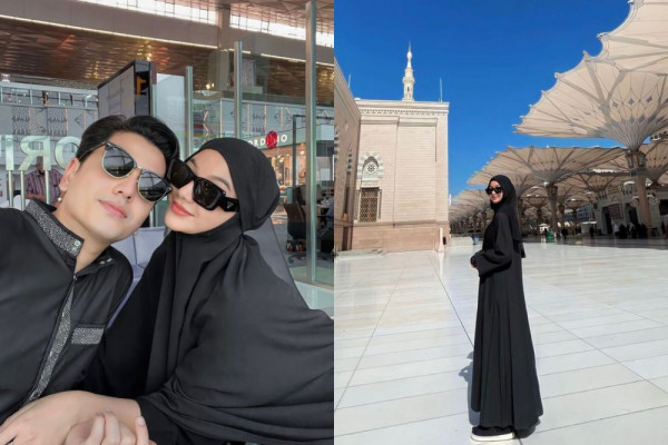 10 Momen Umrah Glenca Chysara dan Rendi Jhon, Perdana Usai Menikah!