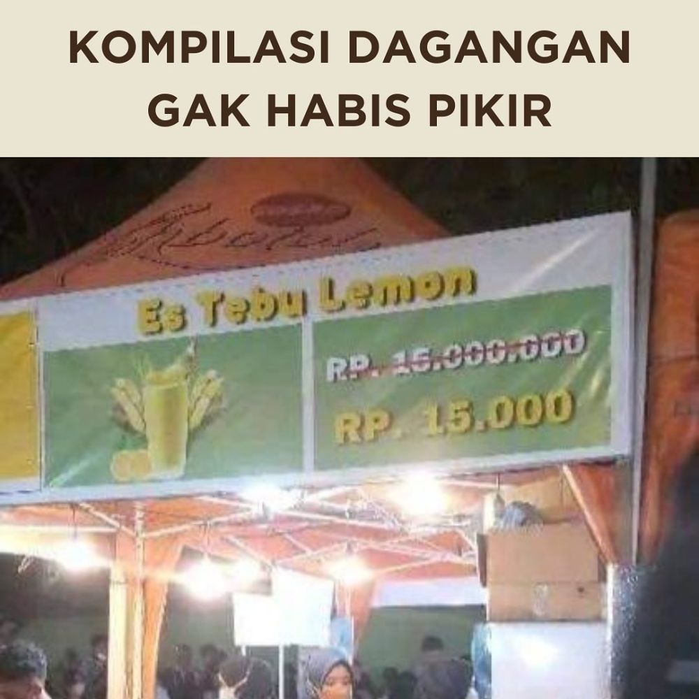 8 Branding Pedagang yang Bikin Bingung Pembaca, Typo kah?