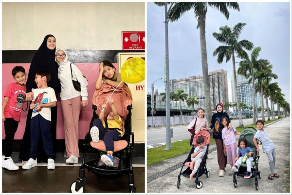 10 Momen Zaskia Adya Mecca Momong Kelima Buah Hati, Bak Adik Kakak!