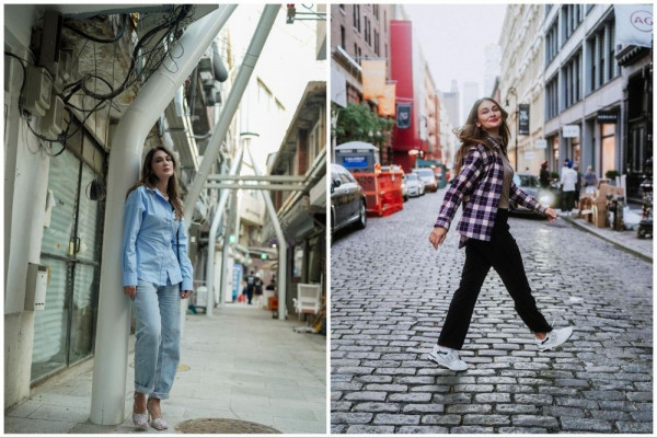 10 Inspirasi Outfit Street Style ala Luna Maya, Simpel tapi Kece!