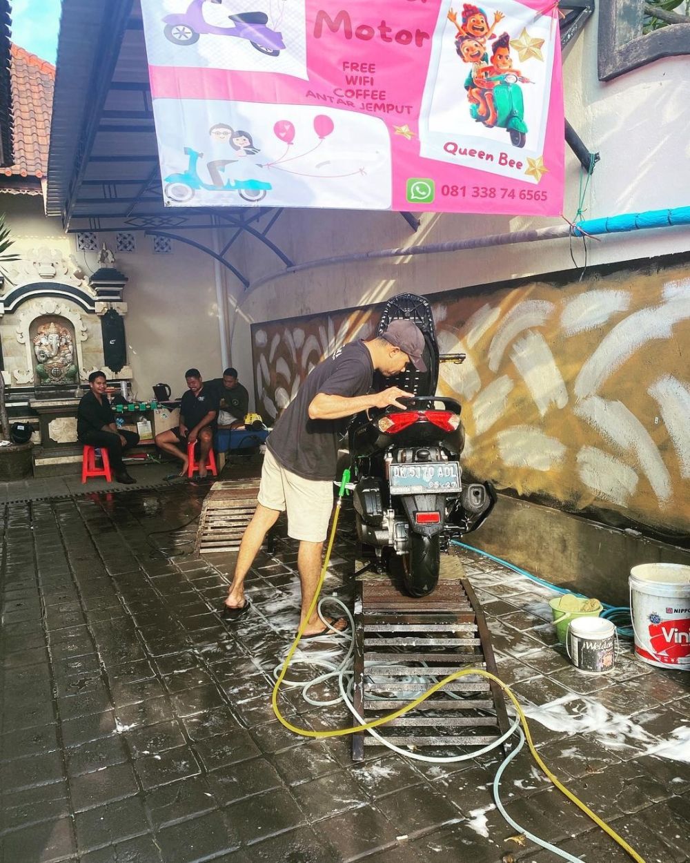 8 Tempat Cuci Motor di Bali, biar Awet dan Kinclong