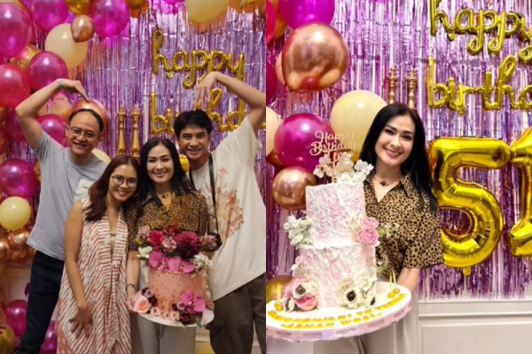9 Potret Kejutan Ultah Ke-51 Iis Dahlia, Ramai dengan Orang Terdekat!