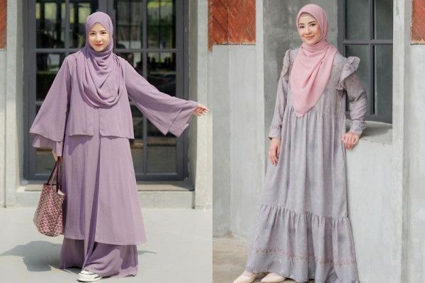 9 Ide Outfit Natasha Rizky yang Selalu Tampil Syari, Super Elegan!