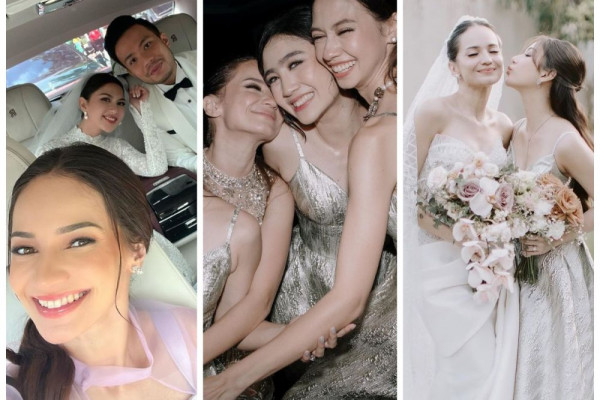 10 Potret Geng Blackpunk di Pernikahan Enzy dan Jessica Mila, Kompak!